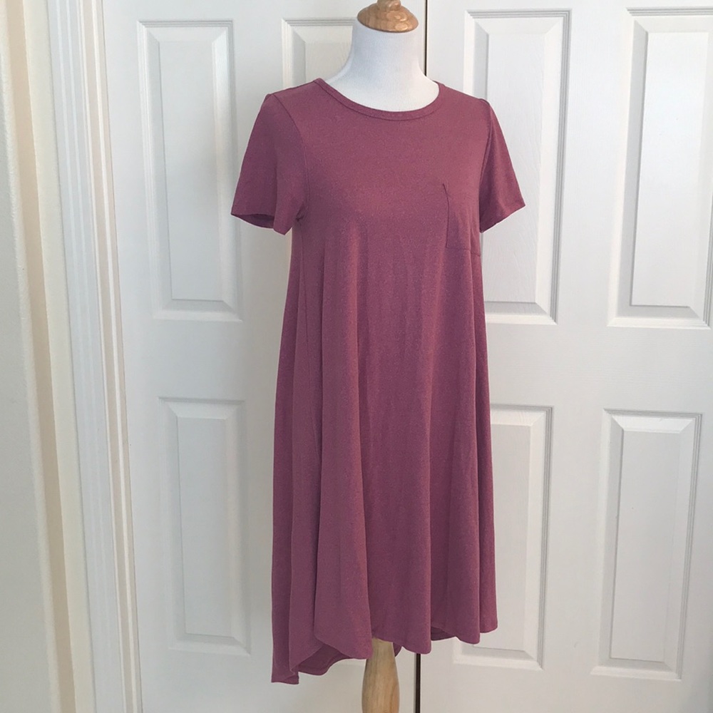 Pink, small, Carly, LuLaRoe dress.
